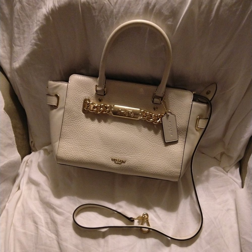 Coach 2018 Blake Bag in Chalk Pebble Leather ✨NWT✨